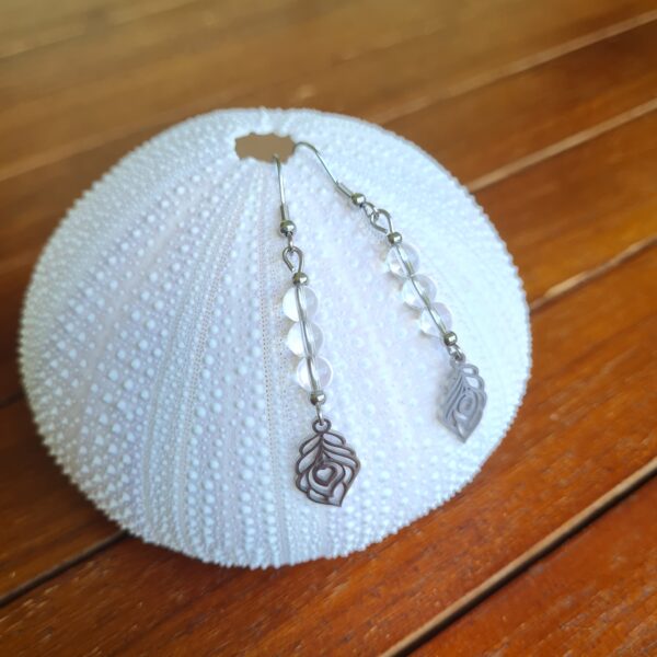 Boucles d'oreilles Cristal de roche – Image 3