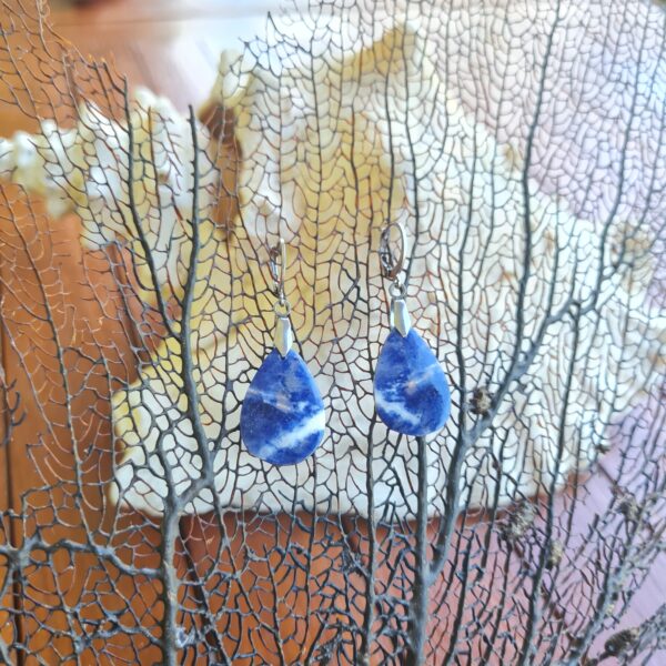 Boucles d'oreilles Sodalite – Image 2