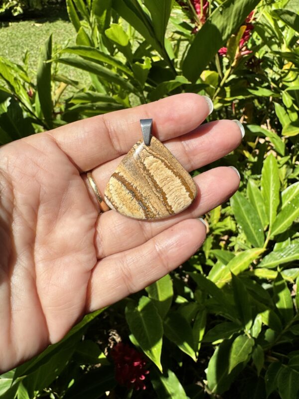 Pendentif Jaspe paysage