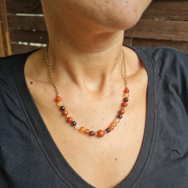 Collier Ancrage doré – Image 3