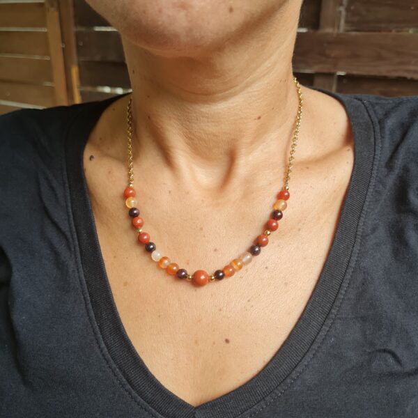 Collier Ancrage doré – Image 2
