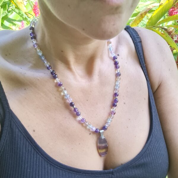 Collier modèle unique Fluorite – Image 5