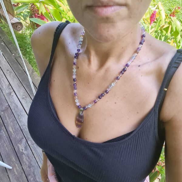 Collier modèle unique Fluorite – Image 4