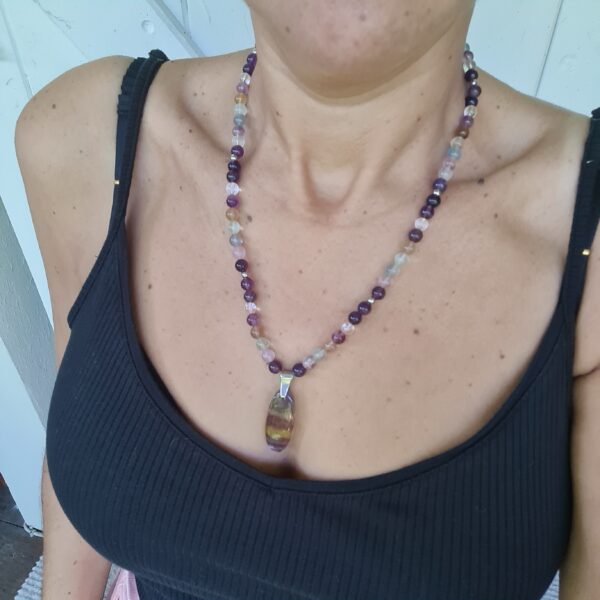 Collier modèle unique Fluorite – Image 2