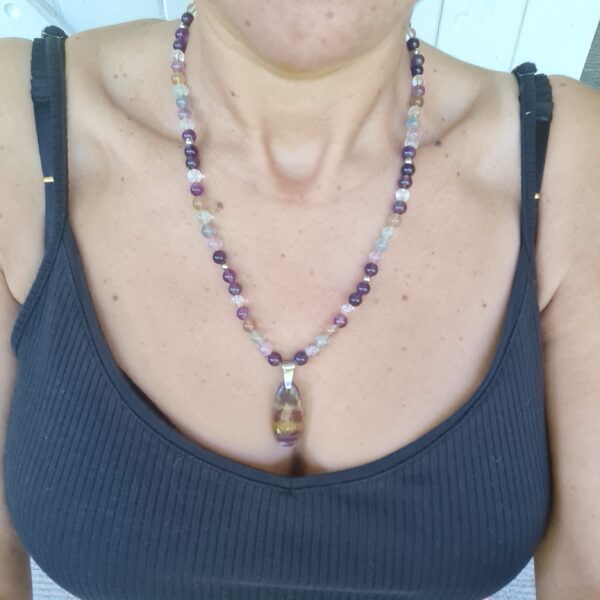 Collier modèle unique Fluorite – Image 3