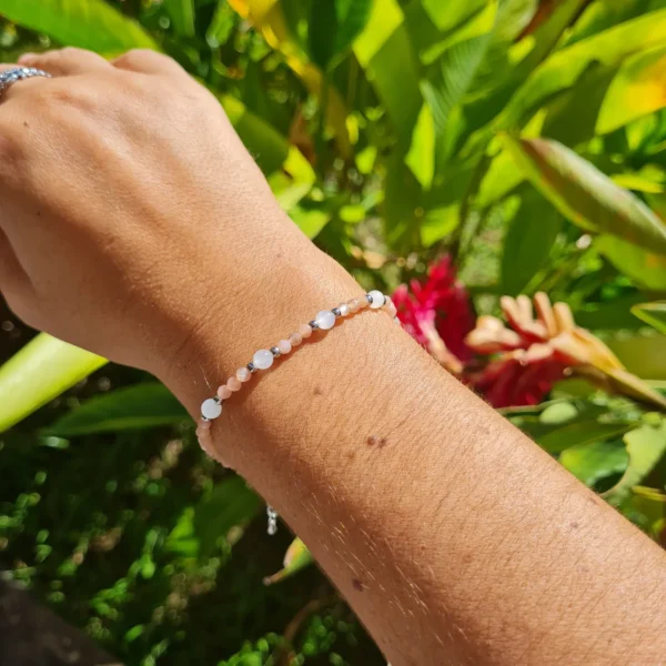 Bracelet réglable pierre de lune