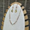 Collier doré Pierre de lune