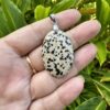 Pendentif Jaspe dalmatien