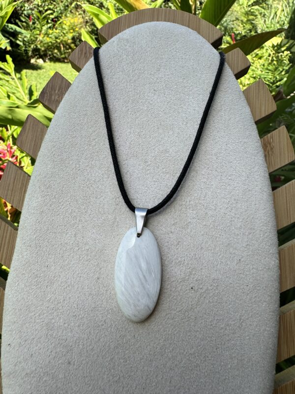 Pendentif Scolecite blanche – Image 3