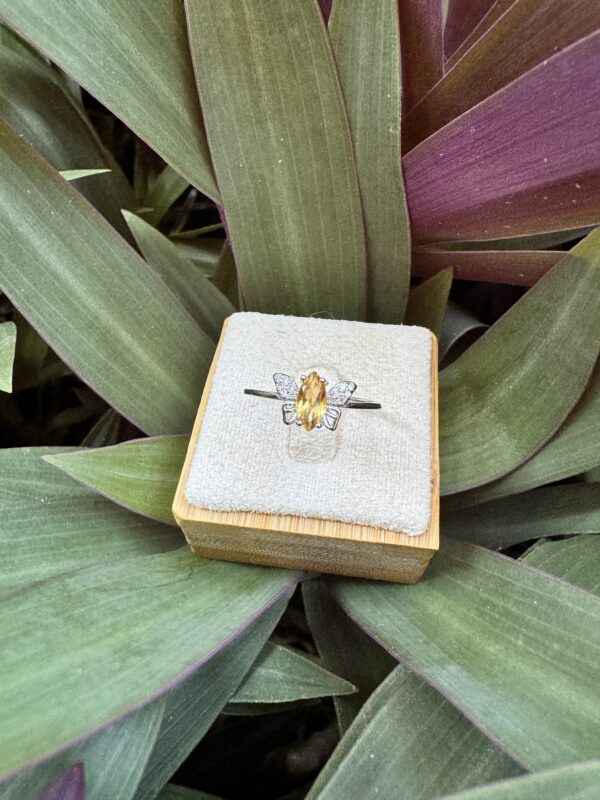 Bague papillon Citrine – Image 2