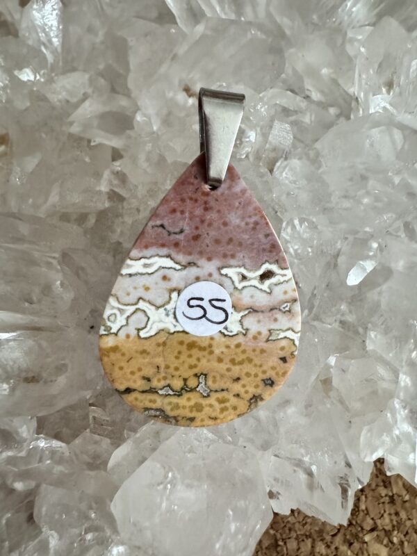 Pendentif jaspe orbiculaire A – Image 3
