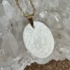 Pendentif doré Scolecite blanche A – Image 3