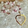 Collier modèle unique Quartz rose AA – Image 2
