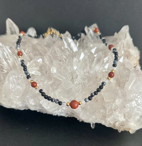Collier modèle unique Chakra Racine Ancrage – Image 2