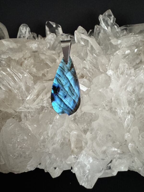 Pendentif Labradorite bleue clair AAA – Image 3
