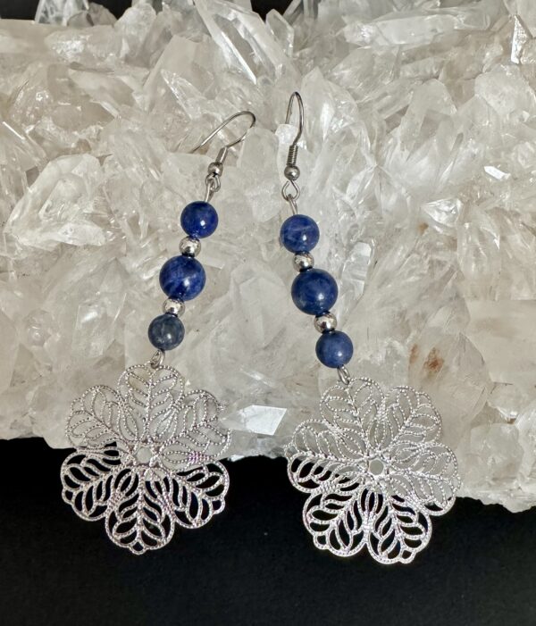 Boucles d'oreilles Intuition Sodalite AA – Image 2