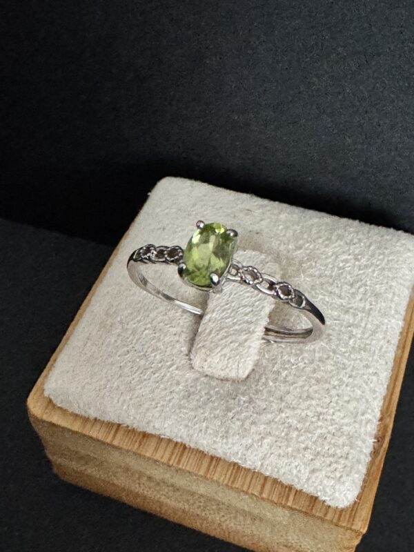 Bague Péridot argent 925 – Image 2
