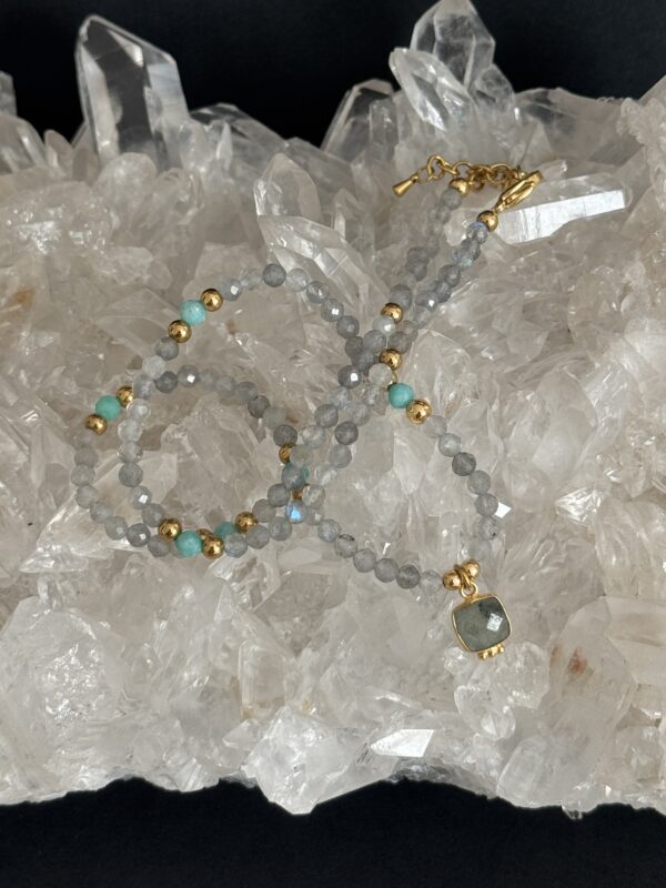 Collier modèle unique Labradorite AAA – Image 2