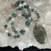 Collier énergétique unique Agate mousse AAA – Image 3