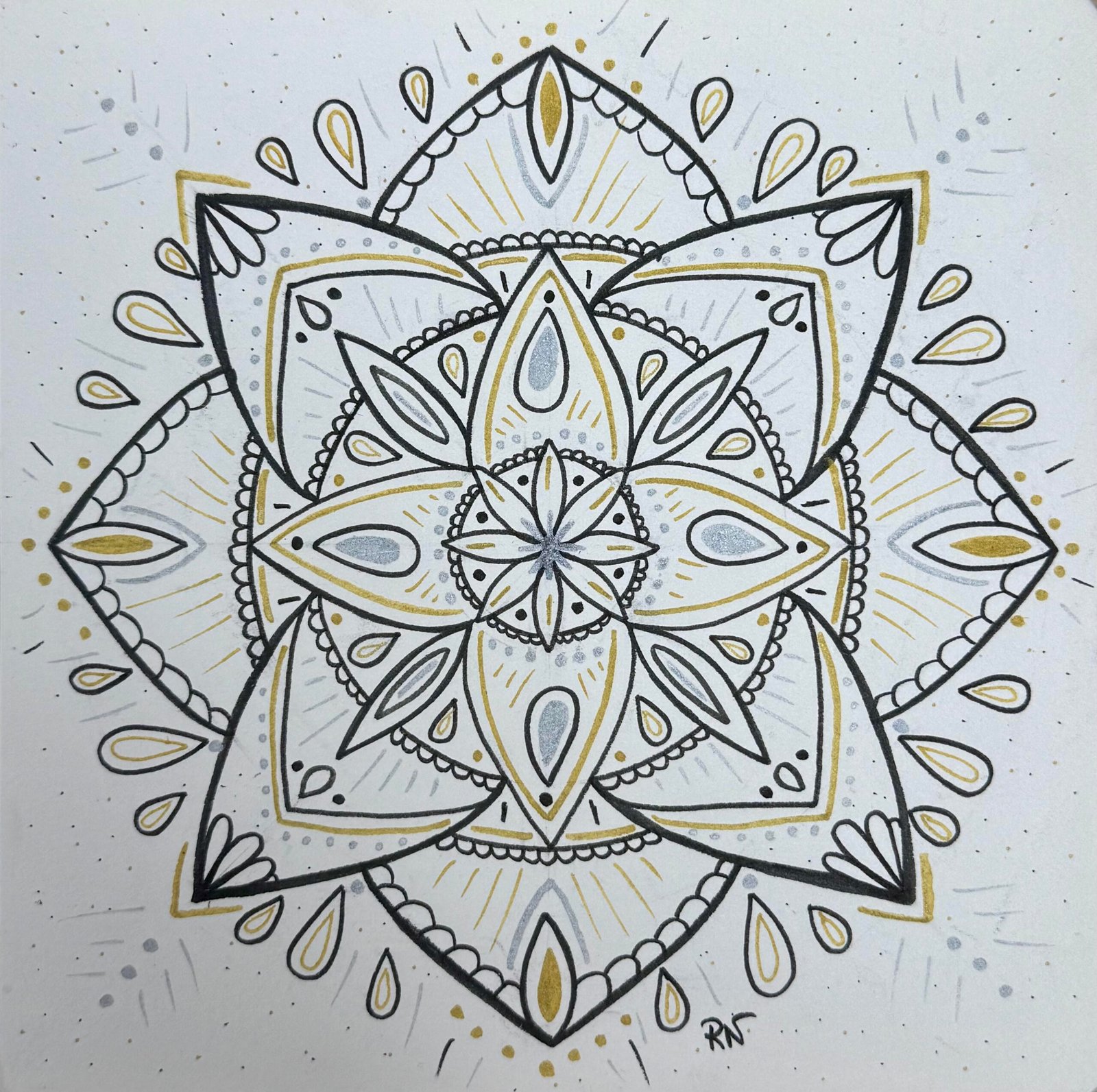 Mandala Abondance (modèle unique)